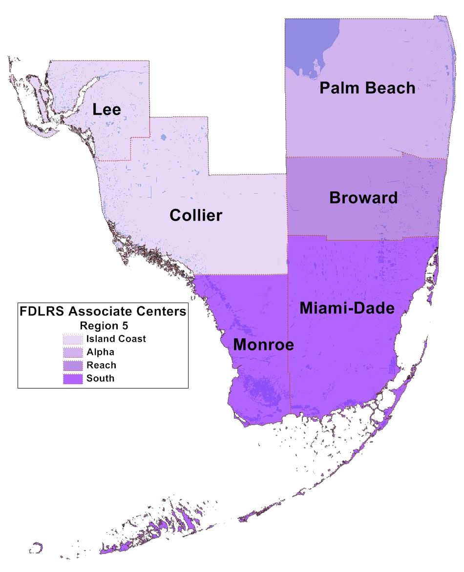 FIN Region 5 Map