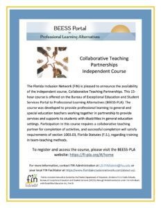 Collaborative Teaching Partnerships Course Flyer
